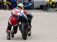 these bikes are so cheap they don't even have electric starters!!  ;)