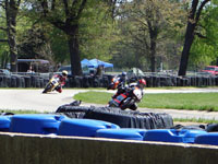 lap 1 before scott ran away and hid
